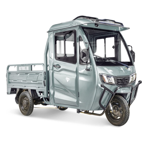 Грузовой электротрицикл Rutrike КАРГО Кабина 1500 60V1000W Серый