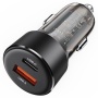 Автомобильное зарядное устройство AceFast Charge B12, 60W (1 USB-C + 1 USB-A)