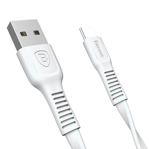 Кабель BASEUS Tough USB Type-C 2А 1м (CATZY-B02) Белый