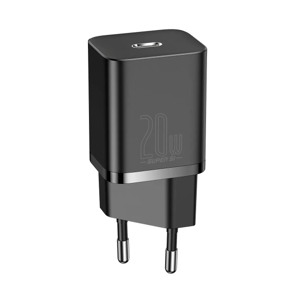 Сетевое зарядное устройство Baseus Super Si Quick Charger 1C 20W EU Black (CCSUP-B01)