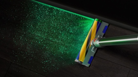 Dyson V12 Detect Slim Absolute SV46 Yellow/Nickel (Европа) — официальный ракурс 5