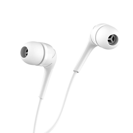 Проводные наушники Hoco M40 Prosody, Jack 3.5mm, 1.2 м, белый