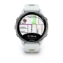 Garmin Forerunner 970 47 мм: светлый корпус Whitestone и титановый безель, экран карты и подсказка поворота