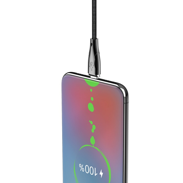 Кабель USB HOCO U75 Blaze USB - Micro USB 3A 1.2 м Черный