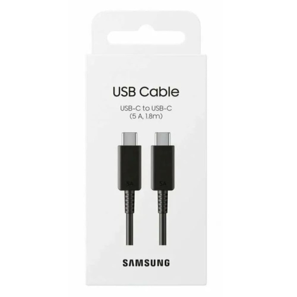 Кабель Samsung Cable USB-C 5A 1.8m Black