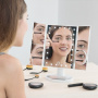 Зеркало для макияжа с подсветкой 4 в 1