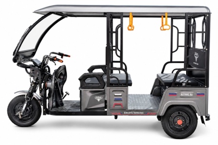 Электротрицикл Rutrike Рикша 60V2000W (Серый-3292)