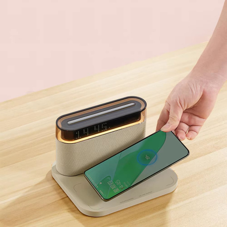 Беспроводная зарядная станция 3 in 1 Wireless Charger Led lamp