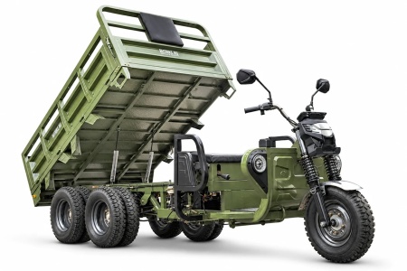 Грузовой электротрицикл Rutrike Профи 2200 60V1800*2W (Зеленый-3298)