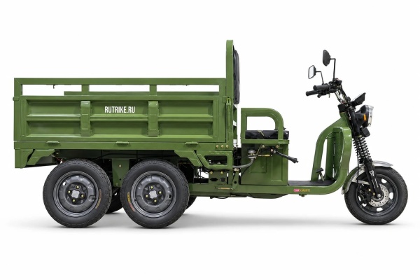 Грузовой электротрицикл Rutrike Каскад 1600 60V1500*2W (Зеленый-3295)