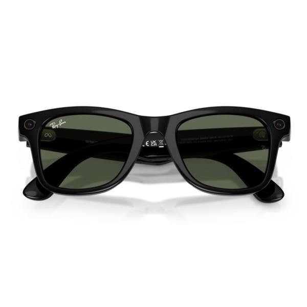 Ray‑Ban Meta Wayfarer Gen 2 RW4012 Shiny Black / G-15 Green, 50–22