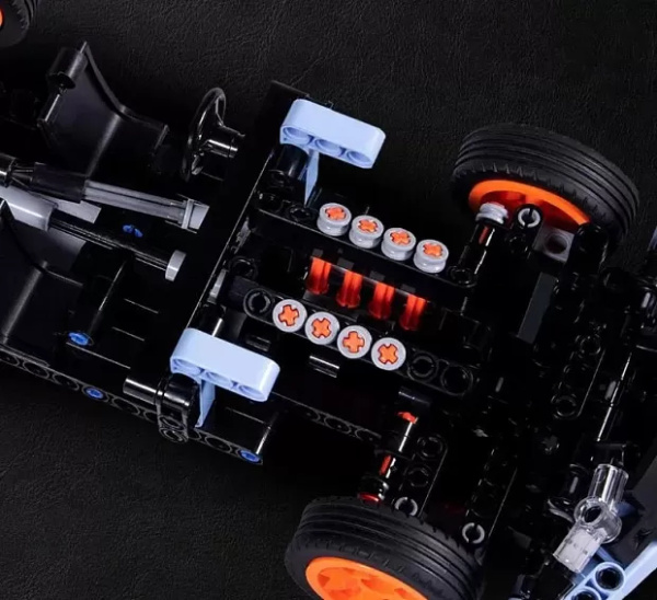 Конструктор Xiaomi ONEBOT Building blocks static supercar toy car (OBJZF62AIQI) Black