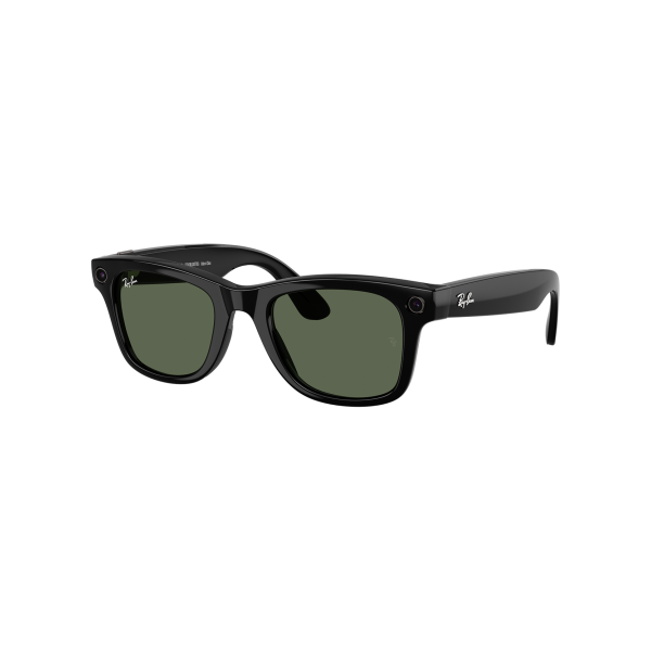Ray‑Ban Meta Wayfarer Gen 2 RW4012 Shiny Black / G-15 Green, 53–22