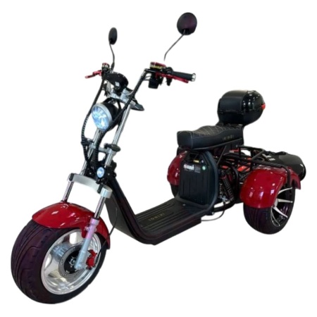 Электротрицикл Ikingi X12 Pro Trike (M12 Pro Trike) (Красный)