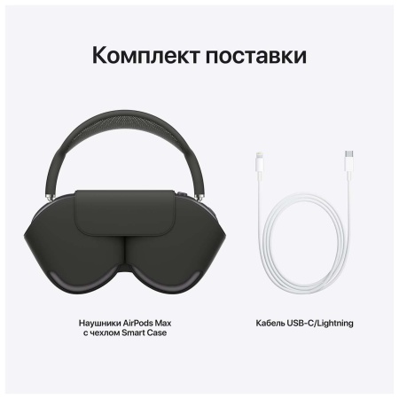 Беспроводные накладные наушники AirPods Max Аналог Premium Space Gray