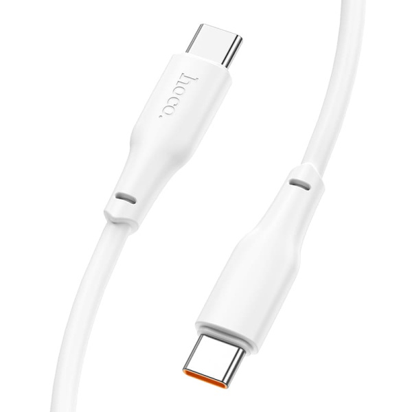 Кабель USB-C HOCO X93 Force Type-C - Type-C, 100W, 2 м, белый