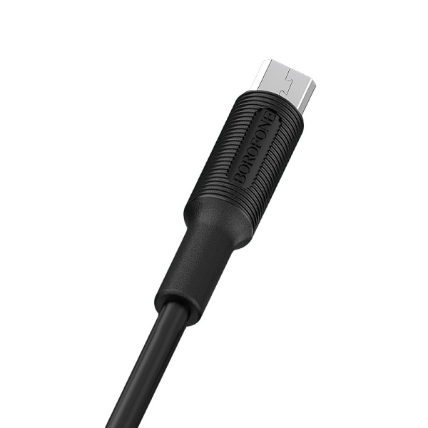 Кабель USB BOROFONE BX1 EzSync, USB-MicroUSB, 1m, черный