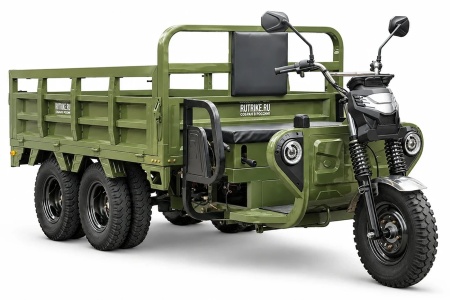 Грузовой электротрицикл Rutrike Профи 2200 60V1800*2W (Зеленый-3298)