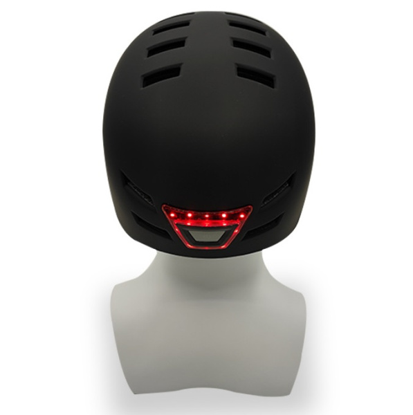 Шлем защитный Beimi со встроенным фонарем черный L