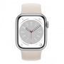 Смарт-часы Apple Watch S8, 41 mm, корпус из алюминия серебристого цвета, ремешок цвета «сияющая звезда»