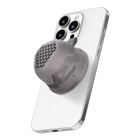 Портативная колонка MOMAX 1-Vibe GO Magnetic (BS7E) Grey