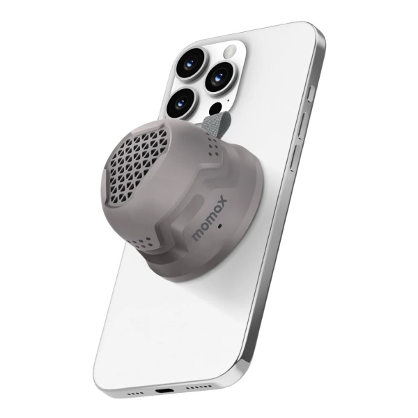 Портативная колонка MOMAX 1-Vibe GO Magnetic (BS7E) Grey