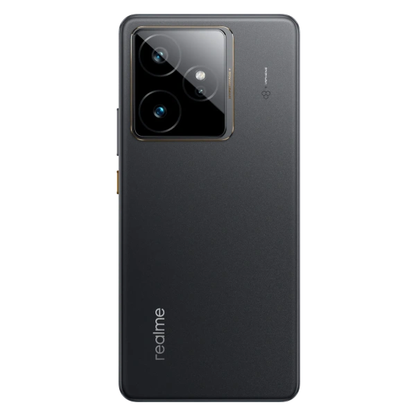 Смартфон Realme GT 7 12/512GB 5G Обсидиан — на белом фоне