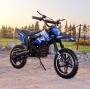 Электропитбайк GreenCamel Dirt Bike DB400, 48V 1200W R14 быстросъемная батарея Синий
