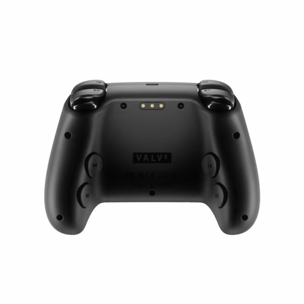 Valve Steam Controller 2026 — вид спереди на белом фоне