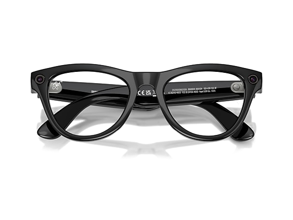 Умные очки Ray-Ban Meta Skyler Gen 2 RW4014 Shiny Black / Transitions Amethyst — размер S52 M/L