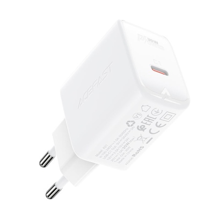 Сетевое зарядное устройство AceFast A21 30W Белый