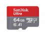 Карта памяти SanDisk microSDXC 64Gb Class 10 Ultra A1 (100 МБ/с)