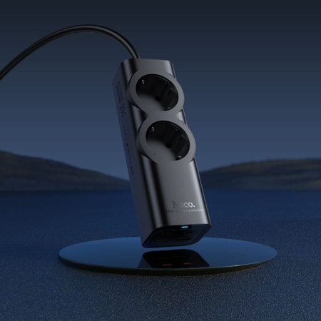 Удлинитель Hoco NS10 2m (3 type-C 1 USB-A)