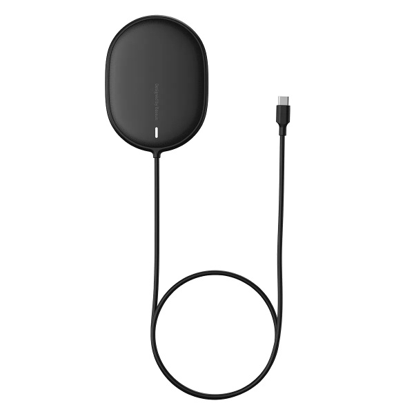 Беспроводное зарядное устройство BASEUS Light Magnetic BS-W518 (WXQJ-01) 2A 15W черный