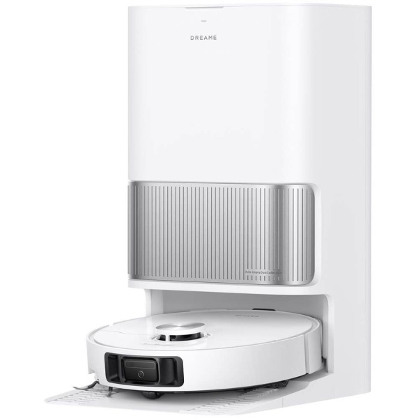 Dreame L40s Ultra RLL22SE EU белый — робот со станцией, вид спереди