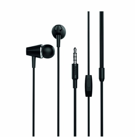 Проводные наушники Hoco M34 honor, Jack 3.5mm, 1.2 м, черный