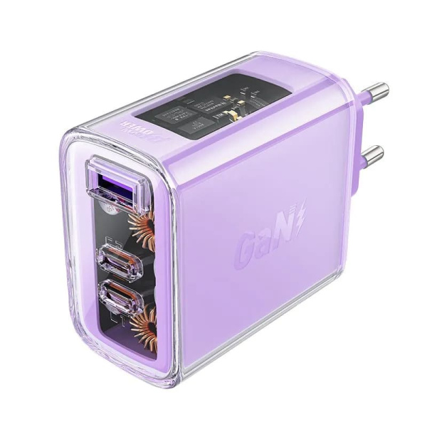 Блок питания AceFast GaN3 A45 65W Violet