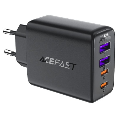 Сетевое зарядное устройство AceFast A61 45W Black