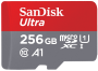 Карта памяти microSDXC UHS-I SANDISK Ultra A1 256 ГБ, (100 МБ/с)