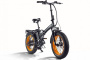Электровелосипед VOLTECO CYBER (Черно-оранжевый-2170)