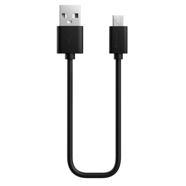 Кабель OLMIO USB 2.0 - microUSB, 0.2м, 2.1A, черный