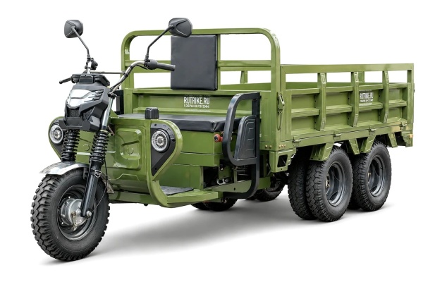 Грузовой электротрицикл Rutrike Профи 2200 60V1800*2W (Зеленый-3298)