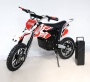 Электропитбайк GreenCamel Dirt Bike DB300, 36V 800W R14 быстросъемная батарея красный