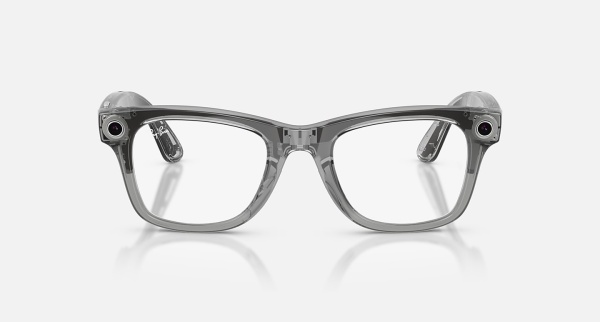 Умные очки Ray-Ban Meta Wayfarer RW4012, Shiny Transparent Grey / Transitions Sapphire, L