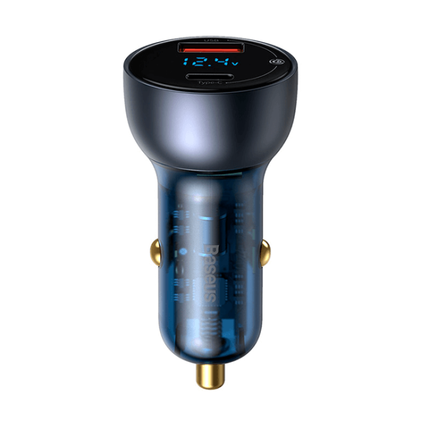 Автомобильное зарядное устройство Baseus Particular Digital Display QC PPS Dual Quick Charger Car Charger 65W (CCKX-C0G)