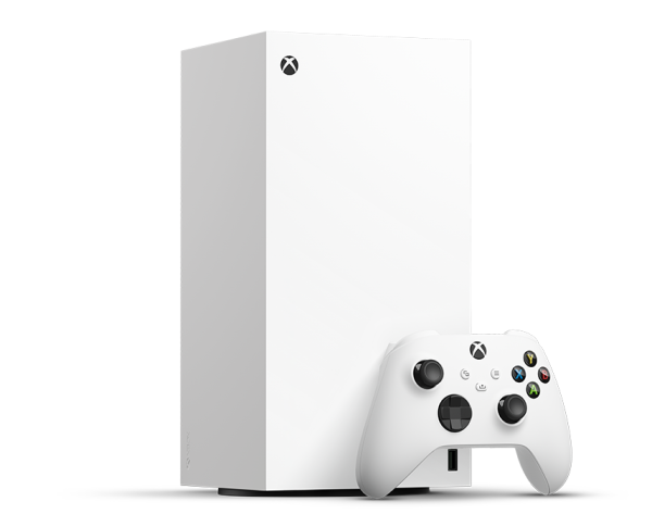Игровая приставка Microsoft Xbox Series X 1TB Digital Robot White — белая консоль с контроллером