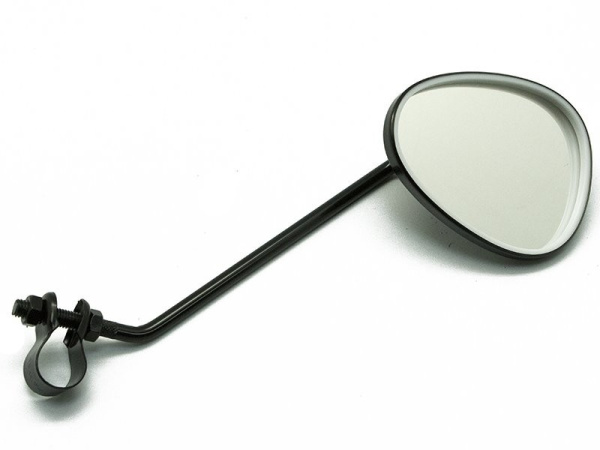 Зеркало заднего вида TBS чёрное, пластик-сталь (CL-105-1-L)