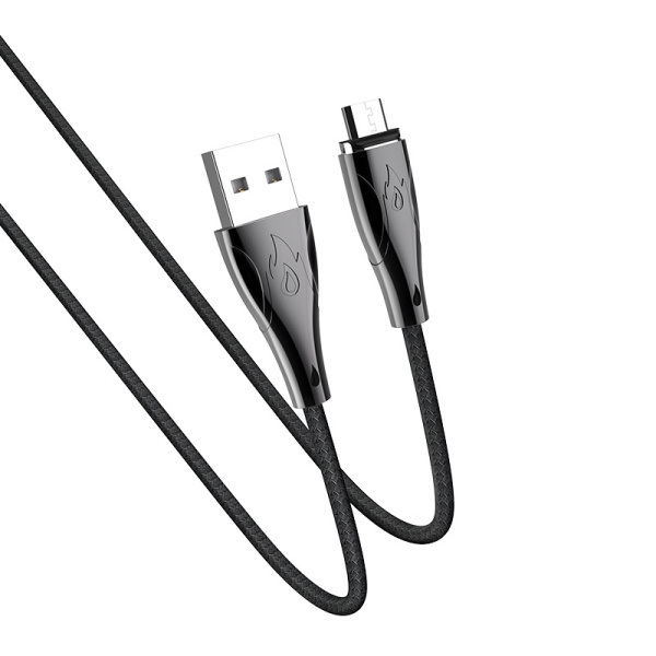 Кабель USB HOCO U75 Blaze USB - Micro USB 3A 1.2 м Черный