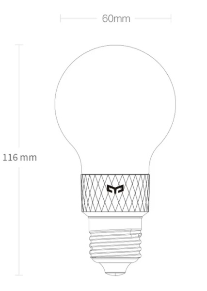 Умная лампочка Xiaomi Yeelight LED Filament Light (YLDP22YL)