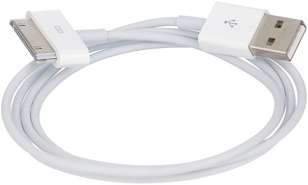Кабель USB APPLE MA591 USB - 30 Pin 1м (Белый)
